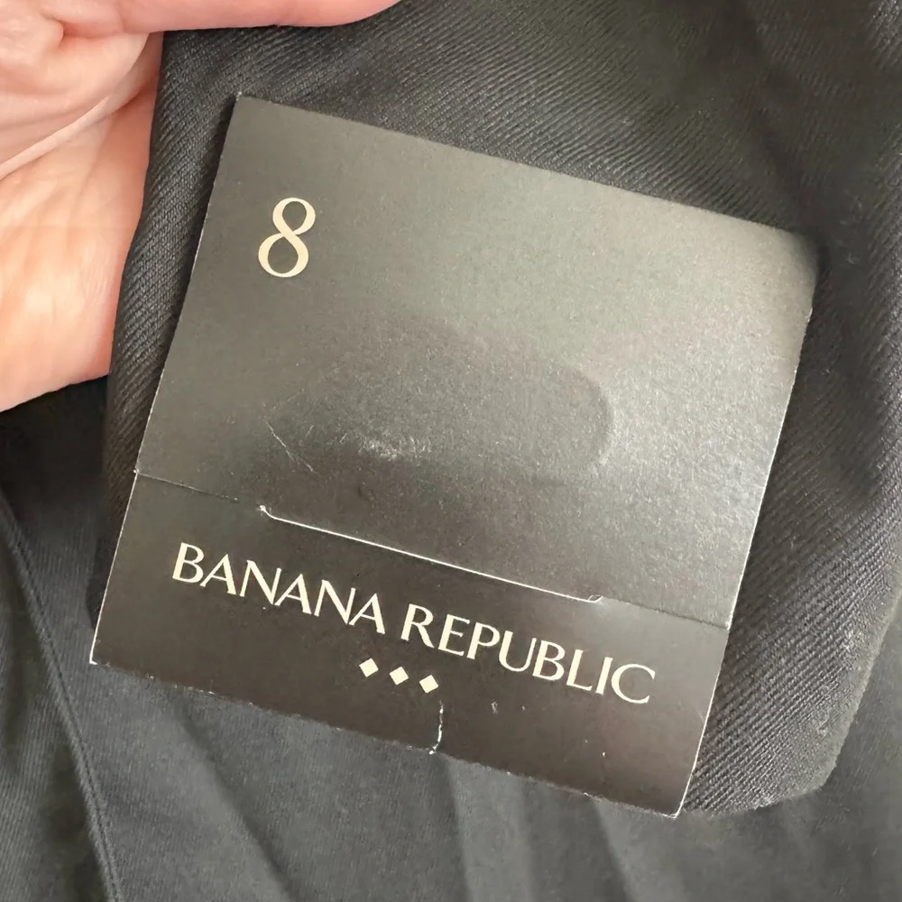 Banana Republic Black Blazer Classic Tailored Suit Jacket - Picture 4 of 6